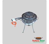 70cm Authentic Spanish Polished Steel Paella Pan