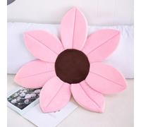 70cm Sunflower Baby Bath Head Support, Original Baby Bath Seat, Soft Plush Sponge for Shower, Baby, Blooming Bath Mat, Flower Bathtub, Newborn Foldable Shower Pillow with Four
