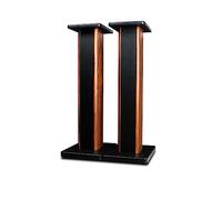 70cm Wooden Speaker Stands - 1 Pair Universal Floor Mount for Surround Sound Hi-Fi Home Cinema Optimize Your Listening Experience