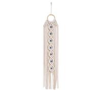 70cm Woven Macrame Boho Tapestry Wall Hanging Decor with Long Cotton Tassels for Decorate Bedrooms, Living Rooms, Balconies, Offices, Weddings, Parties, Cafes, Dessert Shops, and Photo Studios