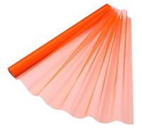 70cm x 15m Roll of Organza Sheer Fabric - Elegant Decorative Cloth for Wedding Chair Bows, Table Runners, Party Favours - Crafting Supplies for Ribbons, Dress Accents,and Bags, Burnt Orange