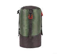 70D Nylon Compression Sack Waterproof Lightweight Gear Bag | 70D ripstop fabric, 2x tear resistance, for durable outdoor use, lightweight carry, secure storage(Green 37*17cm)