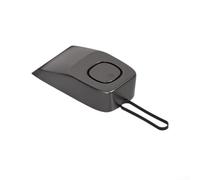 70dB Rechargeable Door Stop Alarm, Featuring Adjustable Sensitivity Dual Sensor Detection And Non-Slip Silicone Base For Floor Safety(Black)