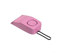 70dB Rechargeable Door Stop Alarm With Adjustable Sensitivity Control Dual Sensor Activation And Non-Slip Base For Room Security(Pink)