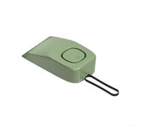 70dB Rechargeable Door Stop Alarm with Dual Detection Capability Adjustable Sensitivity and Non-Slip Base for Indoor Door Monitoring (Green)