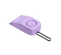 70dB Rechargeable Door Stop Alarm with Dual Motion Vibration Detection Adjustable Sensitivity and Floor-Friendly Non-Slip Base (Purple)
