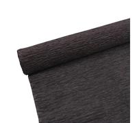 70g Premium Crepe Paper Roll for Flower Making White Green Pink Crepe Paper Sheets Streamer,10in Width, 8ft Length (Black)