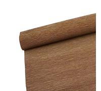 70g Premium Crepe Paper Roll for Flower Making White Green Pink Crepe Paper Sheets Streamer,10in Width, 8ft Length (Chocolate)