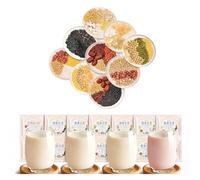 70g X 10 Packs Multigrain Soymilk Mix - 10 Flavors For Blenders, Nutrient-Rich Breakfast Ingredients, Bulk Smoothie Grains Kit