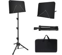 70in Sheet Music Stand, Heightened Adjustable Music Stand for Sheet Music, Music Sheet Stand Portable Folding with Carry Bag for Guitar, Ukulele, Violin Players(Higher Version, 1 pack)