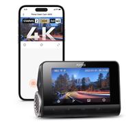 70mai 4K Dash Cam Single-Channel A810, True 4K UHD Dashcam with Sony STARVIS 2 IMX678, HDR Night Vision, AI Motion Detection, Built-in GPS, 4G LTE, ADAS, 24H Parking Mode, Voice Control, 150° Wide Ang