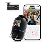 70mai Car Dashcam Front Rear 4K Omni, 4K+1080P Dash Cam 360° Rotation, AI Motion Detection, Car Camera Day and Night Recorder, GPS, 24H Parking Mode, APP Control, Max 512GB