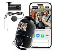 70mai Dash Cam 4K Omni, Front Rear 4K+1080P HDR Dashcam with Sony STARVIS 2, 4G LTE Hardwire Kit, Night Vision, Parking Mode, Voice Control, Motion Detection, WiFi 6, APP Control, 128GB Micro SD Card