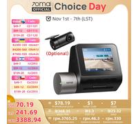 70mai Dash Cam A510 1944P HDR GPS ADAS 4G Connectivity 70mai 4G Front Cam A510 Car DVR 24H Parking Support Rear Cam