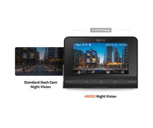 70mai Dash Cam A800S 4K UHD 140° FOV Built-in GPS with ADAS Night Vision 3D DNR