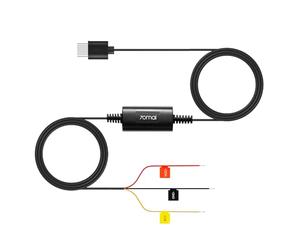 70mai Dash Cam Hardwire Kit UP03 for 70mai M310, A410, A510, A810, A800SE, 4K Omni, T800, T800E, Type-C Hard Wire Kit with Low Voltage Protection, 24 Hour Parking Surveillance, 10ft 12V-30V to 5V/2.4A