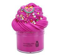 70ML Scented Butter Slime Kit, Super Soft and Non Sticky DIY Slime Surprise Toy Sea Creatures, Fruits, Vegetables, Snacks, for Kids, Stress Relief Putty Toy for Girl and Boys (Hot Pink)
