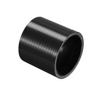 70mm 2.76 ID Universal Car Turbo 4-Ply Straight Silicone Coupler Pipe intercooler Hose Radiator Hoses Replacement 76mm Black