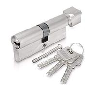 70mm 90mm Brass Cylinder Brass Key with Plastic with Button Single Standard Safe Door Lock Cylinder with 3 Keys