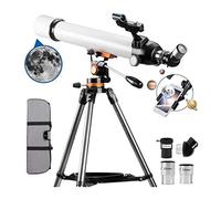 70Mm Aperture 300Mm Astronomical Refractor Telescope with A Red Finder Scope Perfect Telescope Gift for Kids Double The Comfort