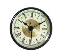 70mm Clock Insert Decorative Table Clock Head with Arabic Numerals/Roman Number Round Quartzs Head Quartzs Movement Round
