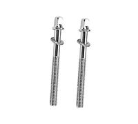 70mm Drum Tension Rod Screws, Metal Silver Replacement Screws 2pcs