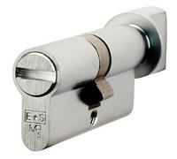 70mm Euro Bathroom Thumbturn Twist Lock 5 Pin Satin Chrome Internal Door