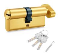 70mm Euro Cylinder Lock, 35T/35 Door Lock Cylinder Thumb Turn Barrel Locks for Wooden and Composite Doors