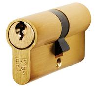 70mm EURO Double Cylinder Lock Keyed to Differ 5 Pin Satin Brass Door