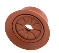 70mm Flat SBR Reddish brown Vacuum Suction Cup G 1/4 inch Female Stroke 6mm Thin Lips