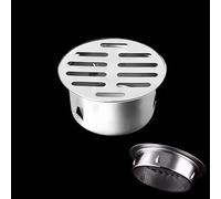70MM Floor Drain Cover,304 Stainless Steel Drain Covers Filter,Round Flat Drain Grate Cover,Removable Floor Drain Cover,Anti-clogging Floor Drain Cover,For Balcony,Sinks,Garden