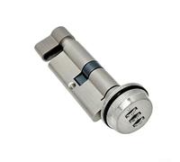 70mm Keyless Mechanical Lock Cylinder For Wooden Doors Three Digit Combination Lever Handle Zinc Alloy Security Hardware Nickel Brushed Gold Chrome(Nickel brushed)
