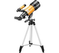 70mm Monocular Telescope,15X-150X Large Aperture,Astronomical Telescope with Tripod Eyepiece Dust Cover Teleconverter Finder Scope,for beginners children and adults,for Star Observation
