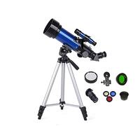 70mm Sky Astronomical Monocular Telescopes for Outside Travel， Children Space Astronomic Refractor Beginner‘s Space Monoscope Adults Spotting Scope Blue，D
