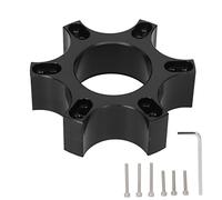 70mm Steering Wheel Adapter Plate for Thrustmaster T300RS, Aluminium Alloy Steering Wheel Spacer, High Precision CNC Machined Adapter with Hex Wrench and Screws, Compatible with Fe