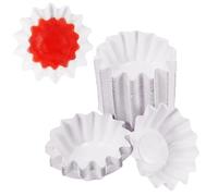 70Pack White Wax Melt Liners for Warmers, Reusable Leakproof Wax Melt Warmer Liners, Wax Melt Cups, Wax Liners for Wax Warmer, Fits Electric Wax Warmers, Plug In Warmers, Candle Warmer, Wax Melter