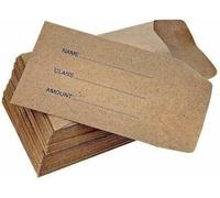 70pc Dinner Money Printed Envelopes Self Seal Mini Paper Bags Wage Salary Tip Pay Packet Small Coin Holder Cash Envelope Gift Kraft Seed Storage Little for Packing Storing Tiny Items