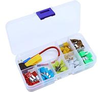 70Pcs 5/7.5/10/15/20/25/30A Mirco2 Fuses ATR Size Blade Car Fuse Assortment Set with Auto Car Truck Protected circuits