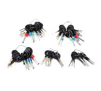 70Pcs Car Terminal Removal Tools Kit, Pin Ejector Wire Extractor Set, Automotive Repair Tool with Single and Double Pin Extractors, Includes 26 x Single Pin Extractor 26 x Double P