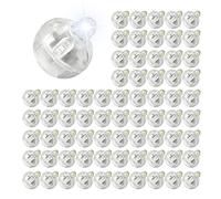 70pcs Glowing Balloon Lights Mini Ball Lights Lantern Shaped Party Lights Outdoor Decoration Supplies Suitable for Party Wedding Birthday Christmas (White Light)