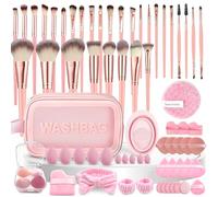 70Pcs Pink Makeup Brushes Set Professional Makeup Kit Multi-functional Makeup Tool Set with Case Facial Makeup Accessories, Foundation Makeup Brush Kit Eye and Face Make up Brushes & Tools
