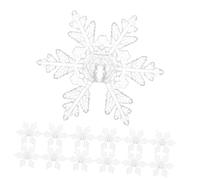 70pcs Plastic Snowflake Lampshade Replacement for 5mm LED Lights