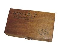 70Pcs Retro Wooden Stamp Letter Number Rubber Stamper with Case for Scrapbooking Card Making Invitation =