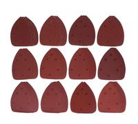 70pcs Sanding Sheets 6 Holes Mouse Sandpaper Sheets Sanding Pads Hook and Loop Mouse Sander Pads 40 60 80 120 180 240 400 Grit for Detail Sander