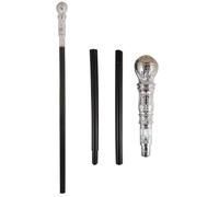 70s 1970s Fancy Dress Pimp Cane Stick 80cm Showman Cane New Silver