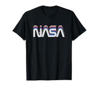 70s 80s Retro Vintage NASA Worm Logo Retro NASA gift idea T-Shirt