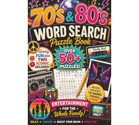 70's and 80's word search: “A Groovy Throwback Puzzle Adventure Through the 70s & 80s” “Blast from the Past: Totally Rad Word Search Fun”