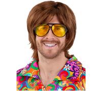 Smiffys 70s Aviator Specs, Yellow Lenses