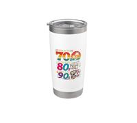 70s Born 80s Raised 90s Danced | Classic Decades Design Stainless Steel Insulated Tumbler