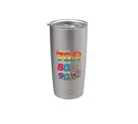 70s Born 80s Raised 90s Danced | Classic Decades Design Stainless Steel Insulated Tumbler